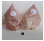 Korting 2 Rozekwarts brede punten, 1 op voetje, zie beschr., Sieraden, Tassen en Uiterlijk, Nieuw, Ophalen of Verzenden, X, X