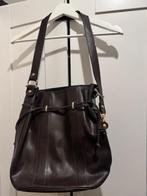 Lederen bruine buidel handtas, Ophalen, Nieuw, Bruin, Schoudertasje