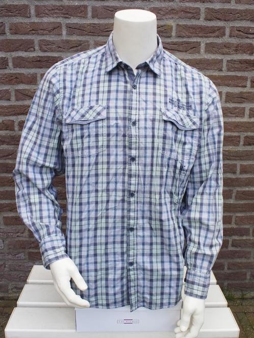 Mooie geruite Blouse Maat XL, Kleding | Heren, Overhemden, Zo goed als nieuw, Halswijdte 43/44 (XL), Blauw, Ophalen of Verzenden