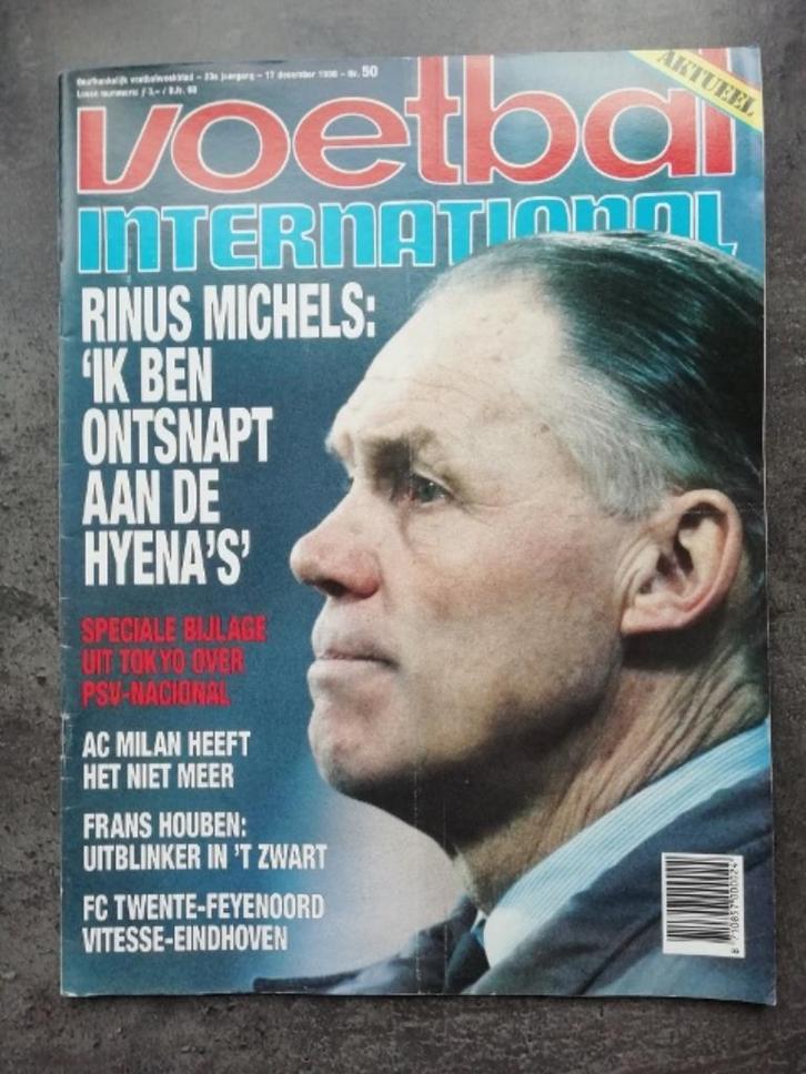 Voetbal International, 23e  jaargang, nr. 50, 1988, Verzamelen, Sportartikelen en Voetbal, Gebruikt, Boek of Tijdschrift, Overige binnenlandse clubs