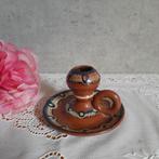 Aardewerk kandelaar  / kaarshouder  / blaker, Ophalen of Verzenden, Overige materialen, Minder dan 25 cm