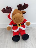 Knuffel Xenos eland hert kerst kerstmis kerstman K9070, Kinderen en Baby's, Speelgoed | Knuffels en Pluche, Ophalen of Verzenden