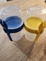 LocknLock Twist Container two Way storage container, Huis en Inrichting, Keuken | Tupperware, Ophalen, Zo goed als nieuw, Blauw