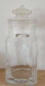 Vintage Glazen Kruideniers Pot,, Ophalen of Verzenden, Zo goed als nieuw