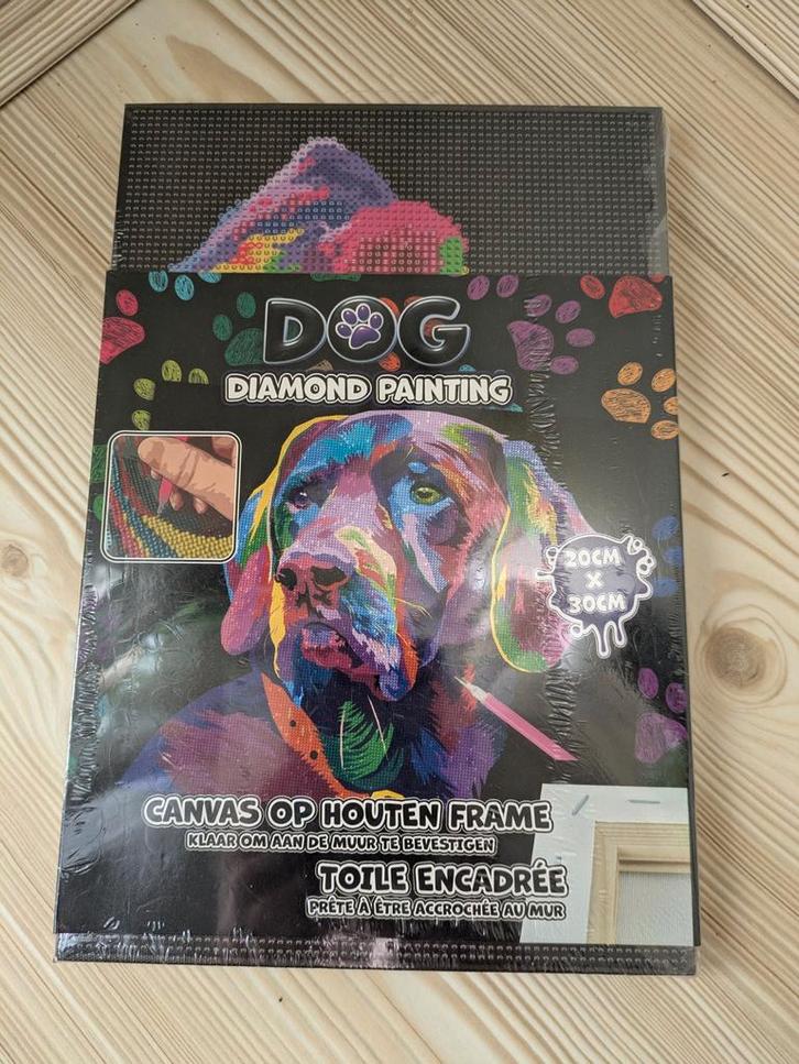 Honden Diamant Painting Set - Nieuw!, Hobby en Vrije tijd, Knutselen, Nieuw, Knutselwerk, Ophalen of Verzenden