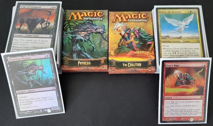 Magic the Gathering: Duel decks, Phyrexia vs The Coalition, Hobby en Vrije tijd, Verzamelkaartspellen | Magic the Gathering, Zo goed als nieuw