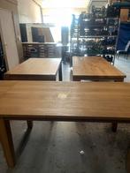 3 x eiken houten eetkamer tafel in prijs omlaag, Ophalen, Nieuw, 50 tot 100 cm, Vijf personen of meer