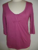 H&M t- shirt cyclaam roze lange mouw maat M - nieuw -, H&M, Nieuw, Ophalen of Verzenden, Lange mouw
