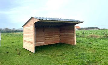 Schuilhok 3x4m met voorwand - vlot leverbaar ! beschikbaar voor biedingen