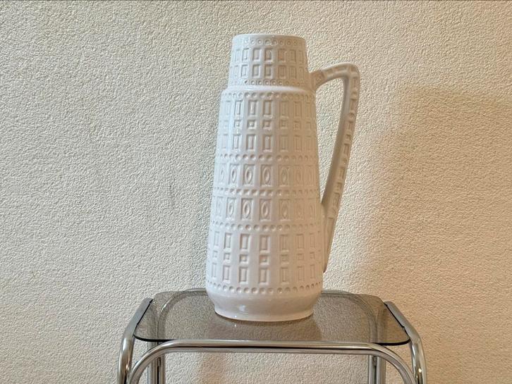 West Germany 416-45 Vintage Vaas 45cm, Scheurich Inka, Huis en Inrichting, Woonaccessoires | Vazen, Gebruikt, Minder dan 50 cm