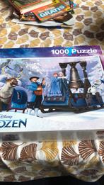 Puzzel van frozen 1000 stukjes, Hobby en Vrije tijd, Denksport en Puzzels, Ophalen of Verzenden, 500 t/m 1500 stukjes, Legpuzzel