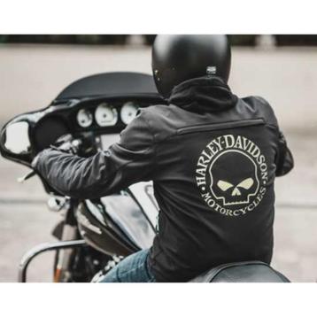 Harley Reflective Skull Waterproof Soft Shell Riding Jacket beschikbaar voor biedingen