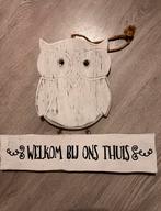 Welkom bord thuis, Ophalen of Verzenden, Zo goed als nieuw