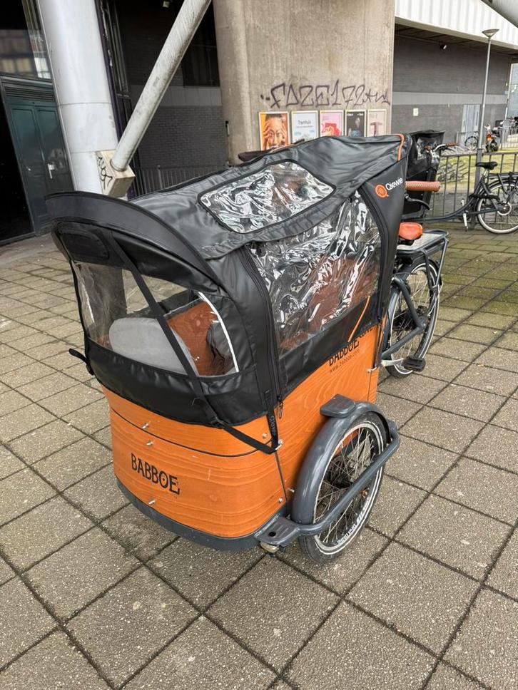 Babboe curve bakfiets elektrish, Fietsen en Brommers, Fietsen | Bakfietsen, Zo goed als nieuw, 4 kinderen of meer, Ophalen of Verzenden
