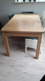 eettafel te vergroten tot 219 * 88, 200 cm of meer, 50 tot 100 cm, Gebruikt, Rechthoekig