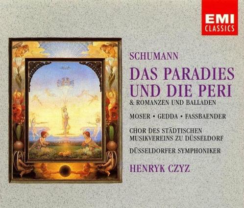 Schumann-Das Paradies/Romanzen-Moser,Gedda,Czyz-2cd-1994, Cd's en Dvd's, Cd's | Klassiek, Gebruikt, Vocaal, Romantiek, Ophalen of Verzenden
