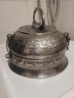 Antiek 19e eeuws chapati pandan mughal betel box, Ophalen of Verzenden