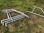 Aluminium Regenkap Stelling 1.20m, Doe-het-zelf en Verbouw, Steigers, Ophalen of Verzenden, Gebruikt, Overige typen, Minder dan 2 meter
