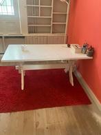 Witte tafel, Huis en Inrichting, Tafels | Eettafels, Ophalen of Verzenden, Zo goed als nieuw, Rechthoekig, 50 tot 100 cm