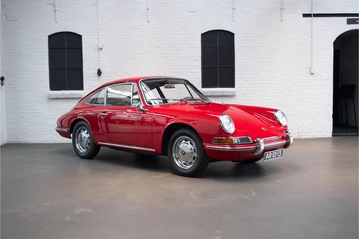 Porsche 912 Fully Matching Dog-leg gearbox (bj 1966), Auto's, Oldtimers, Te koop, Lederen bekleding, Porsche, Benzine, Coupé, Handgeschakeld