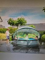 Exit Stone zwembad 300x76cm met overkapping, filter en trap, Ophalen, Gebruikt, Rond, 300 cm of meer