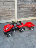 Rode kinder tractor, Kinderen en Baby's, Speelgoed | Buiten | Voertuigen en Loopfietsen, Ophalen, Gebruikt