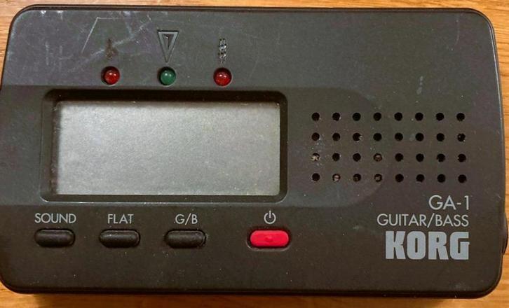 Korg ga-1 guitar/bass tuner, Muziek en Instrumenten, Instrumenten | Toebehoren, Zo goed als nieuw, Ophalen of Verzenden
