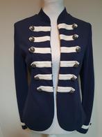 Geisha blazer blauw stretch maat L, Maat 38/40 (M), Geisha, Blauw, Ophalen of Verzenden