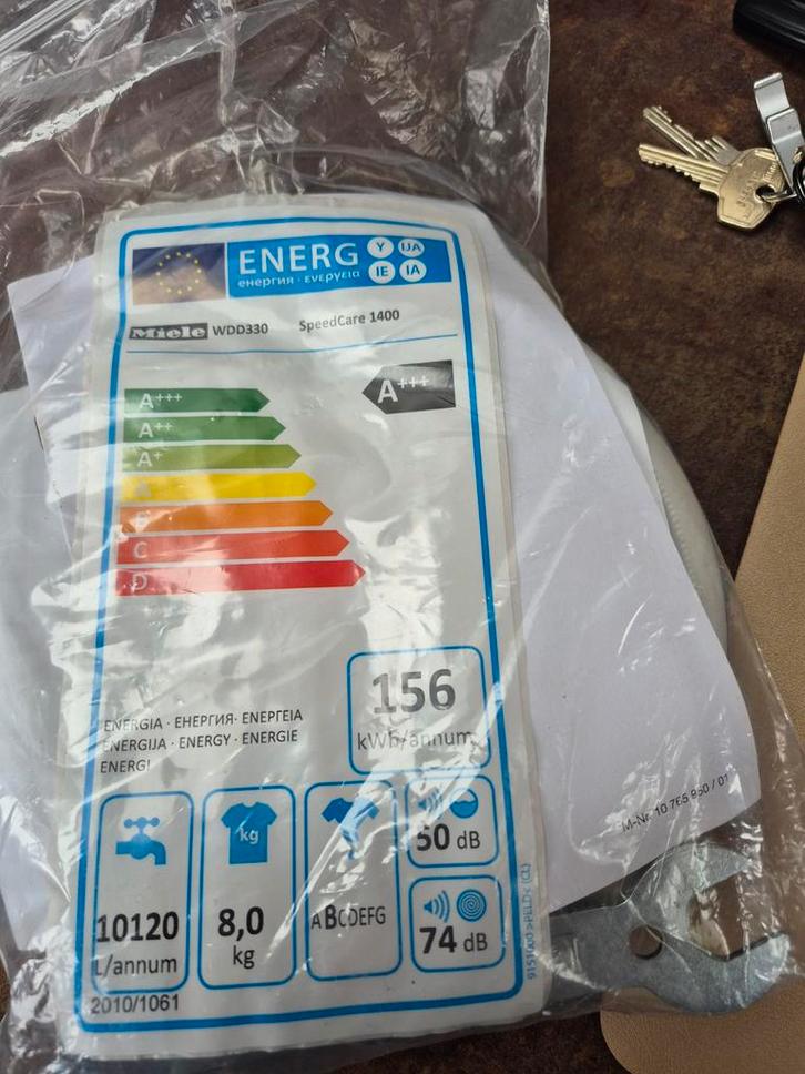 Miele Wasmachine Aansluitset - Nieuw in Verpakking, Witgoed en Apparatuur, Onderdelen en Toebehoren, Nieuw, Ophalen of Verzenden