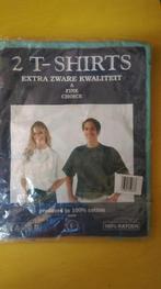 2 T-shirts, lichtblauw, L, extra zware kwaliteit, nieuw, Blauw, Maat 42/44 (L), Nieuw, Ophalen of Verzenden