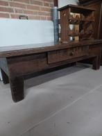 Houten salontafel met lade, Huis en Inrichting, Ophalen
