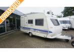 Hobby De luxe Easy 400 SF vast bed, voortent, Overige typen, Hobby, Bedrijf, Treinzit