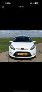 Ford Fiësta 1.25 44KW 3DR 2011 Wit, Auto's, Voorwielaandrijving, 4 cilinders, Wit, Origineel Nederlands