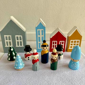 Winterpegdolls Winterdorp 13-delig beschikbaar voor biedingen