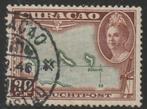 Curacao 1942 LP30 Luchtpost 30c, Gest, Postzegels en Munten, Postzegels | Nederlandse Antillen en Aruba, Ophalen of Verzenden