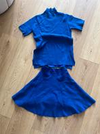 Set blauw rok en trui, Verzenden, Zo goed als nieuw, Maat 34 (XS) of kleiner, Blauw