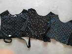 3 Kraplappen Staphorster Klederdracht - Rouw, Ophalen of Verzenden, Dames