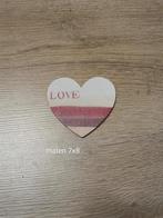 Houten Hart Decoratie - Liefde, Huis en Inrichting, Woonaccessoires | Wanddecoraties, Ophalen of Verzenden, Zo goed als nieuw