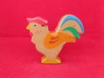 Holztiger houten dierenfiguur - haan, Ophalen of Verzenden, Gebruikt, Overige typen