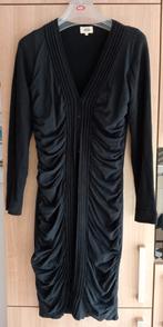 Emma vest College Style maat L zwart gedrapeerd nieuwstaat, Zwart, Maat 42/44 (L), Ophalen of Verzenden, Zo goed als nieuw