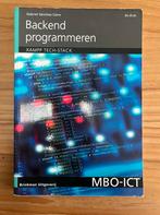 Backend programmeren - Gabriel Sánchez Cano, MBO ICT, Boeken, Gabriel Sánchez Cano, Ophalen of Verzenden, Zo goed als nieuw, Nederlands