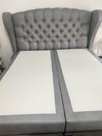 Grijze Haco Bed - Zo Goed Als Nieuw!, Huis en Inrichting, Tweepersoons, Ophalen of Verzenden, Zo goed als nieuw, 180 cm