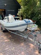Hypalon Rib 390 met pega trailer, Watersport en Boten, Zo goed als nieuw, Benzine, Minder dan 70 pk, Overige materialen