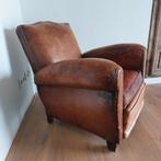 Antieke lederen fauteuil, Ophalen