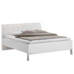 Bedframe wit 160 x 200 cm, Huis en Inrichting, Slaapkamer | Bedden, Ophalen, Gebruikt, Wit, Tweepersoons