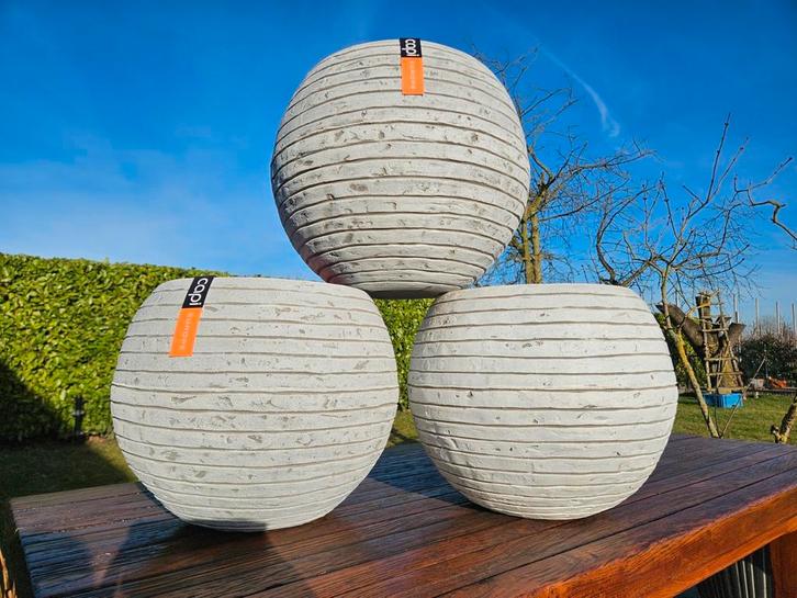 NIEUWE Capi bloembak ronde bloempot tuin, Tuin en Terras, Bloembakken en Plantenbakken, Nieuw, Metaal, Binnen, Balkon, Tuin, 30 tot 60 cm
