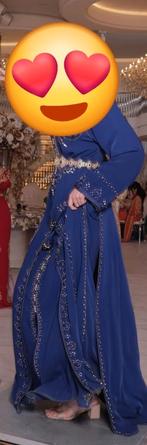 Takshita, Marokkaanse jurk, Maat 38/40 (M), Blauw, Ophalen of Verzenden, Onder de knie