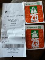 Zwitserland Vignet 2 stuks, Tickets en Kaartjes, Autovignetten, Drie personen of meer