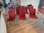 Leolux design eetkamerstoelen Natello, Ophalen, Design, Leer, Zo goed als nieuw