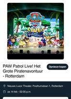 Tickers Paw Patrol Live Rotterdam, Tickets en Kaartjes, Eén persoon